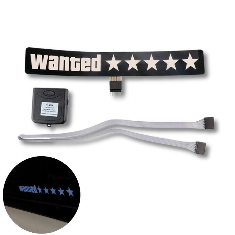 5 Stars Wanted Led Light – Throttle Tiger