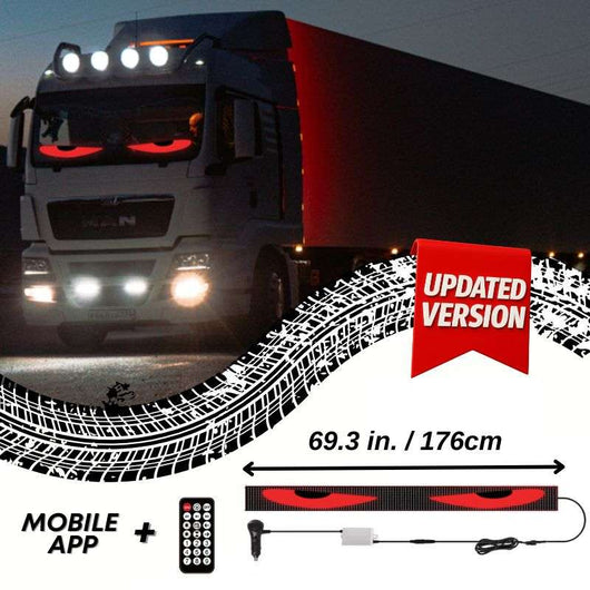 LED Windshield Eyes - Transform Your Truck Into a Beast