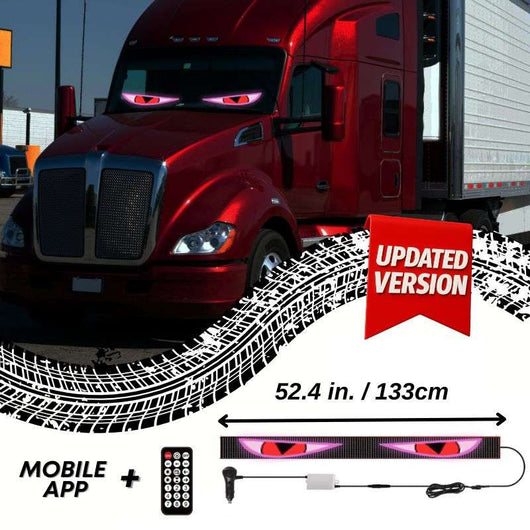 LED Windshield Eyes - Transform Your Truck Into a Beast