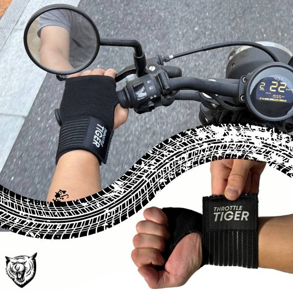 Throttle Tiger Wrist Support - Ride Without Wrist Pain
