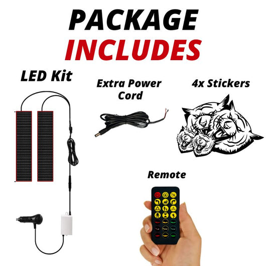 LED Windshield Eyes - Transform Your Truck Into a Beast