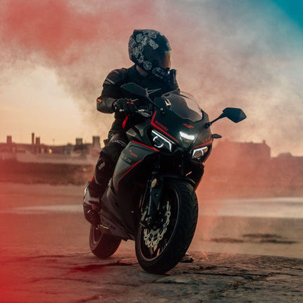 motorcycle with quality accessories