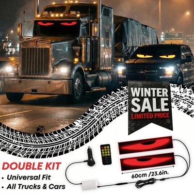 LED Windshield Eyes │ Night-Time Visibility With Style