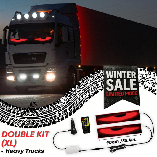 LED Windshield Eyes │ Night-Time Visibility With Style