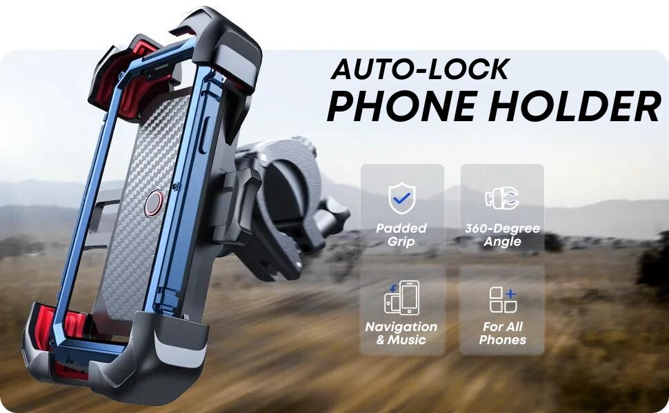 Auto Lock Phone Holder