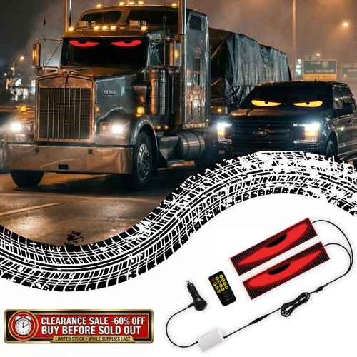 LED Windshield Eyes │ Night-Time Visibility With Style