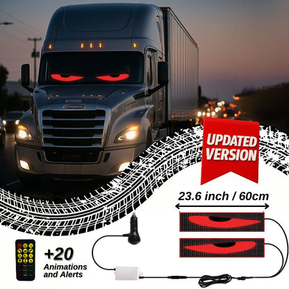 LED Windshield Eyes - Transform Your Truck Into a Beast