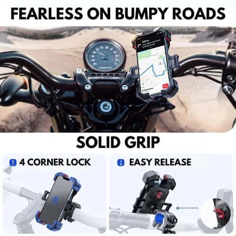 Auto Lock Phone Holder - Throttle Tiger