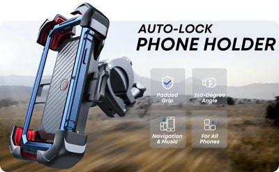 Auto Lock Phone Holder - Throttle Tiger