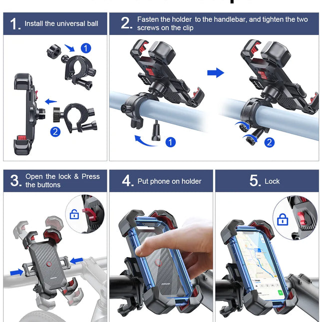 Auto Lock Phone Holder