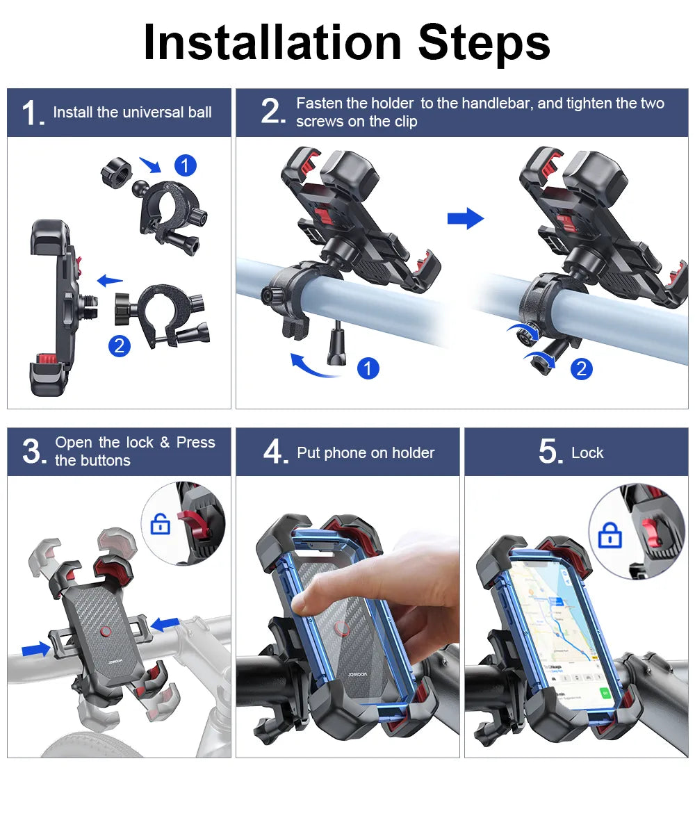 Auto Lock Phone Holder