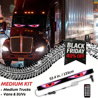 LED Windshield Eyes │ Night-Time Visibility With Style