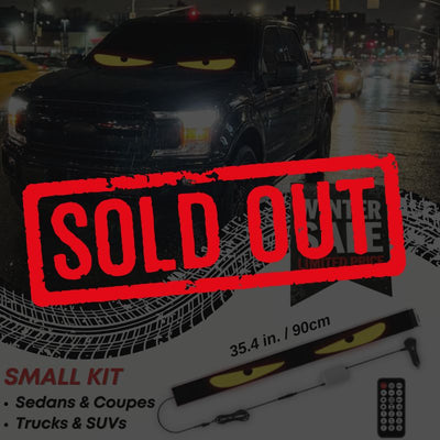 LED Windshield Eyes │ Night - Time Visibility With Style - Throttle Tiger