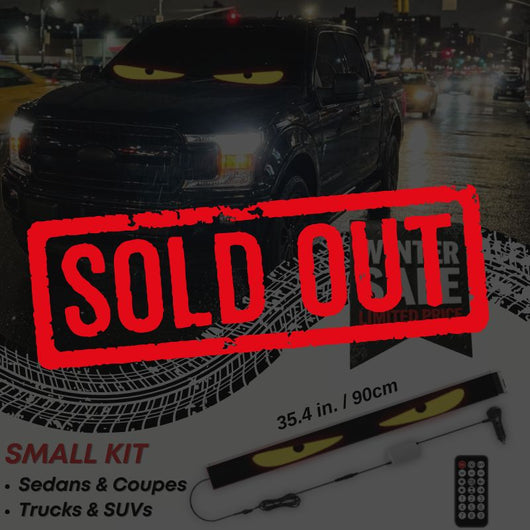 LED Windshield Eyes │ Night - Time Visibility With Style - Throttle Tiger