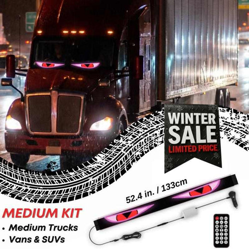 LED Windshield Eyes │ Night-Time Visibility With Style