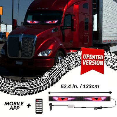 LED Windshield Eyes - Transform Your Truck Into a Beast by Throttle Tiger – custom LED windshield lights for and
