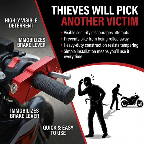 Motorcycle Handlebar Lock