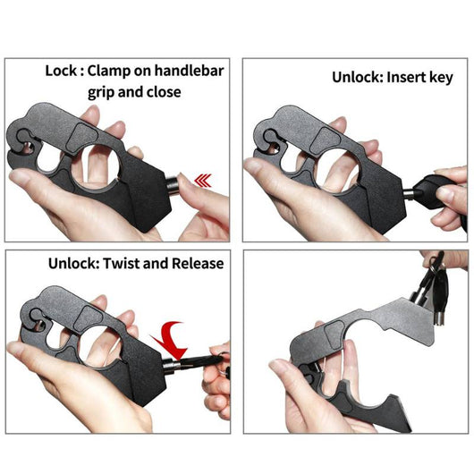 Motorcycle Handlebar Lock - Throttle Tiger