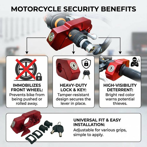 Motorcycle Handlebar Lock