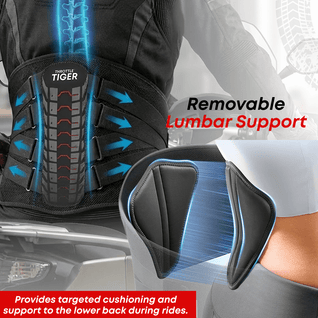 Motorcycle & Driving Back Support - Ride Without Back Pain