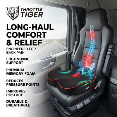 Throttle Tiger Cushion | Long - Haul Comfort - Throttle Tiger