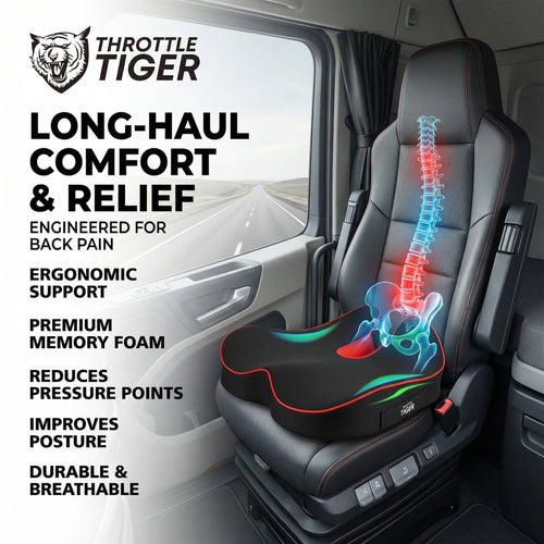 Throttle Tiger Cushion | Long-Haul Comfort
