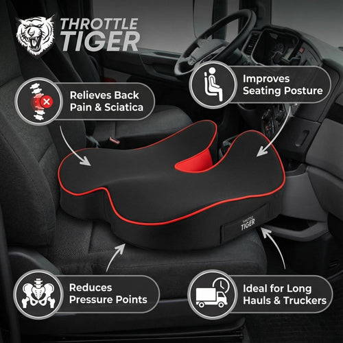 Throttle Tiger Cushion | Long-Haul Comfort